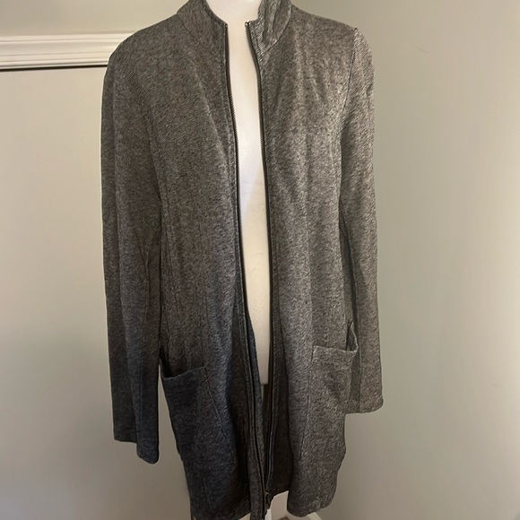 Eileen Fisher long jacket M - Picture 1 of 6